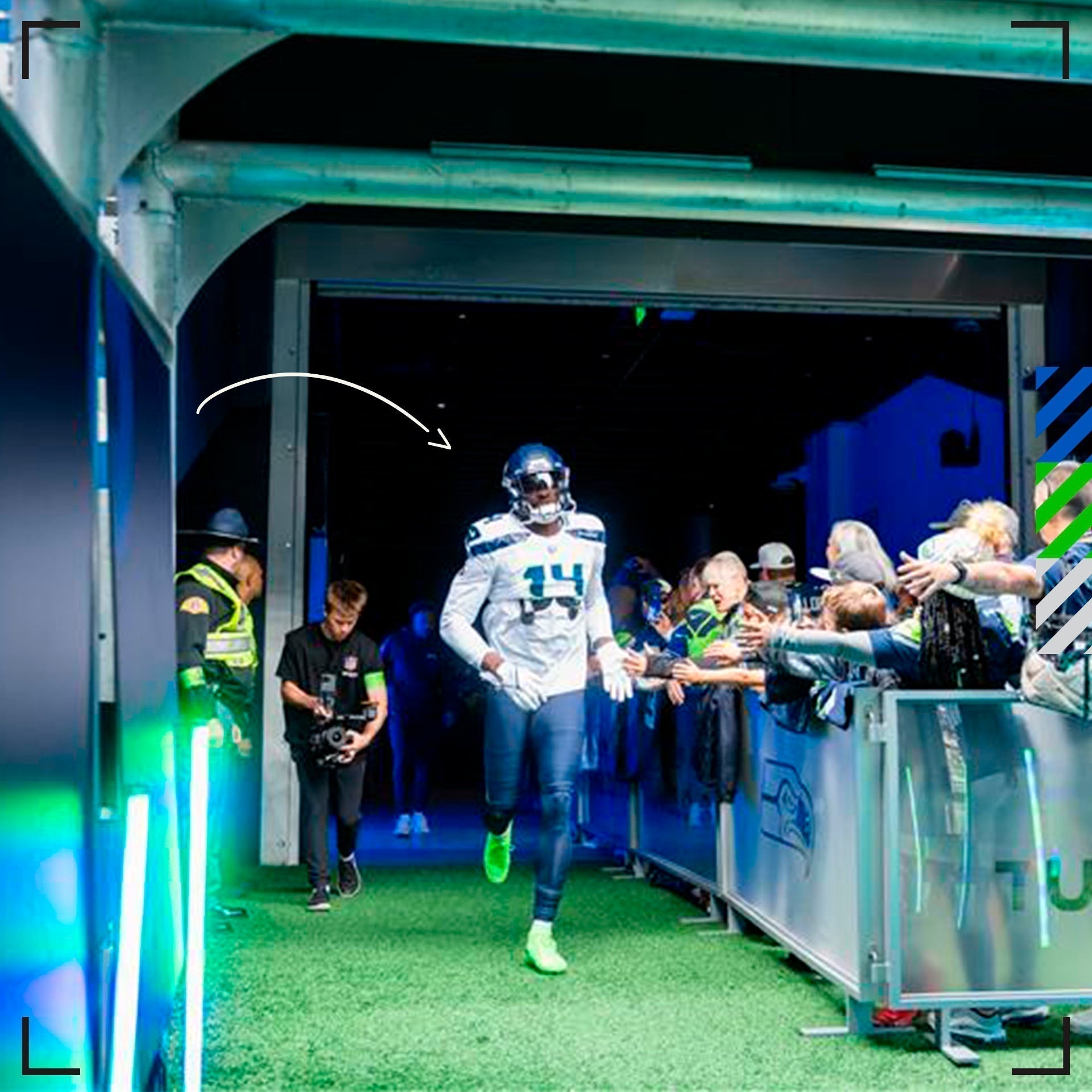 Gameday Experiences Pregame EQC Tunnel Club Seahawks vs. Dolphins