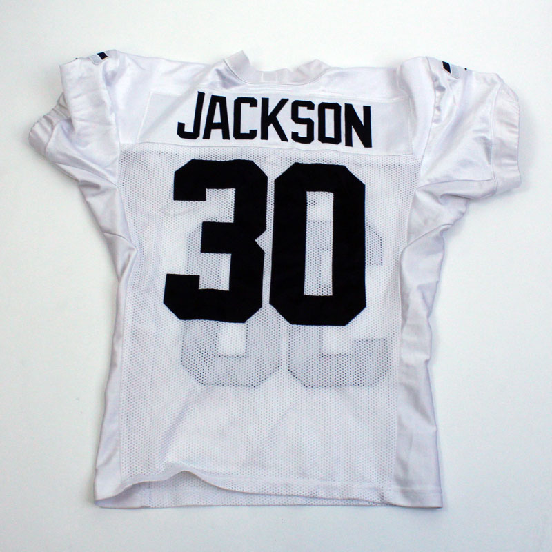 Team Issued Michael Jackson 30 White Practice Jersey SA 11177 Seattle Seahawks