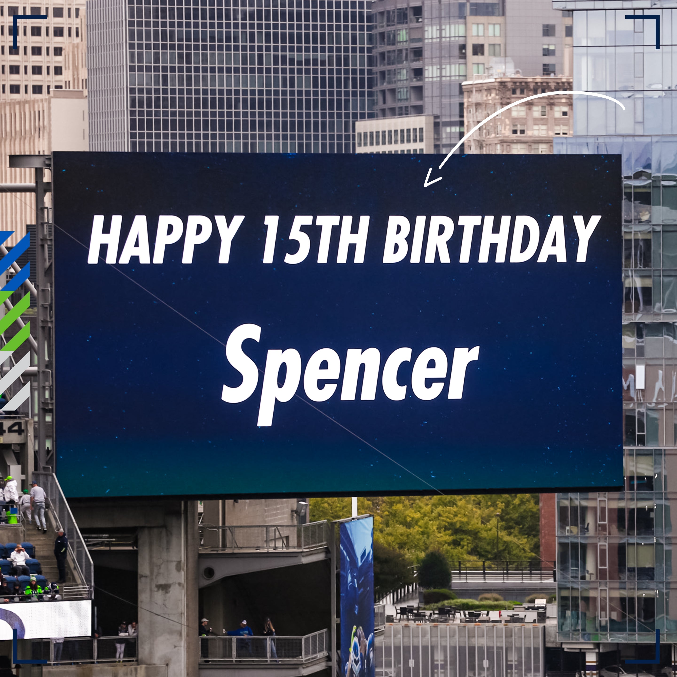 Gameday Experiences - Special Video Board Message: Seahawks Vs ...