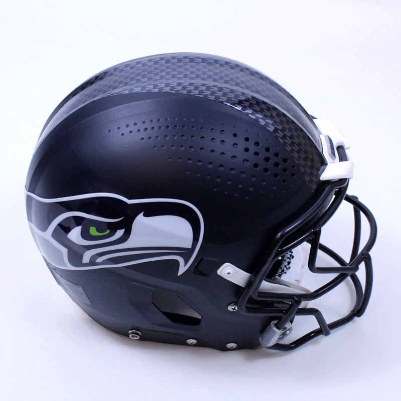 cheap used football helmets for sale Game-Used George Fant #74 Helmet 9.15.24-11.3.24