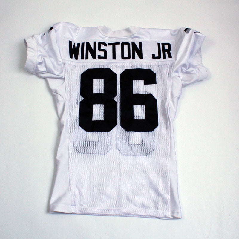 Team-Issued Easop Winston Jr #86 White Practice Jersey - SA#11150 ...