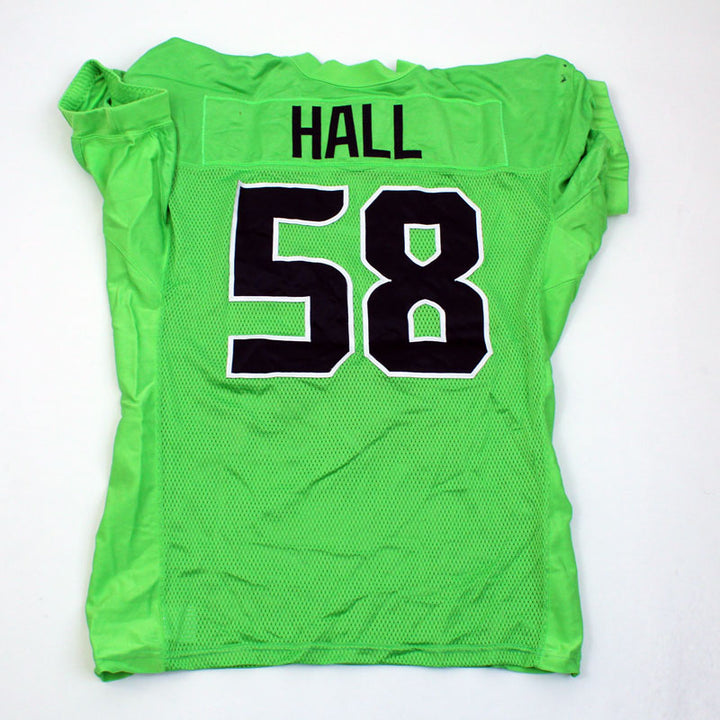 Team-Issued Derick Hall #58 Color Rush Practice Jersey - SA#11104